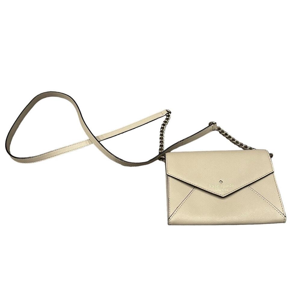 Kate Spade Cedar Street Beige Envelope Crossbody Bag